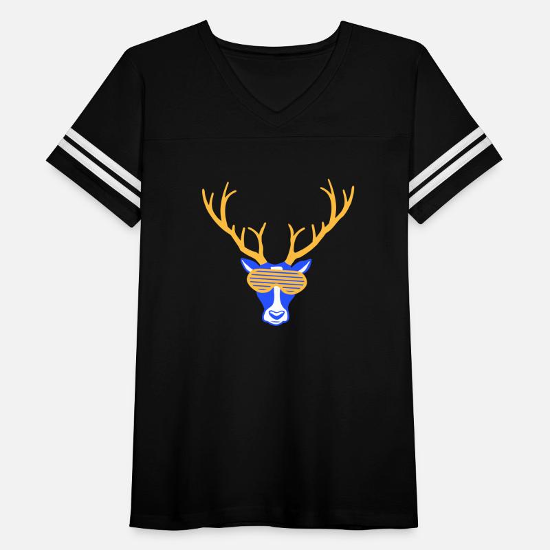 DJ Stag Antlers Head Sunglasses Face Party Music