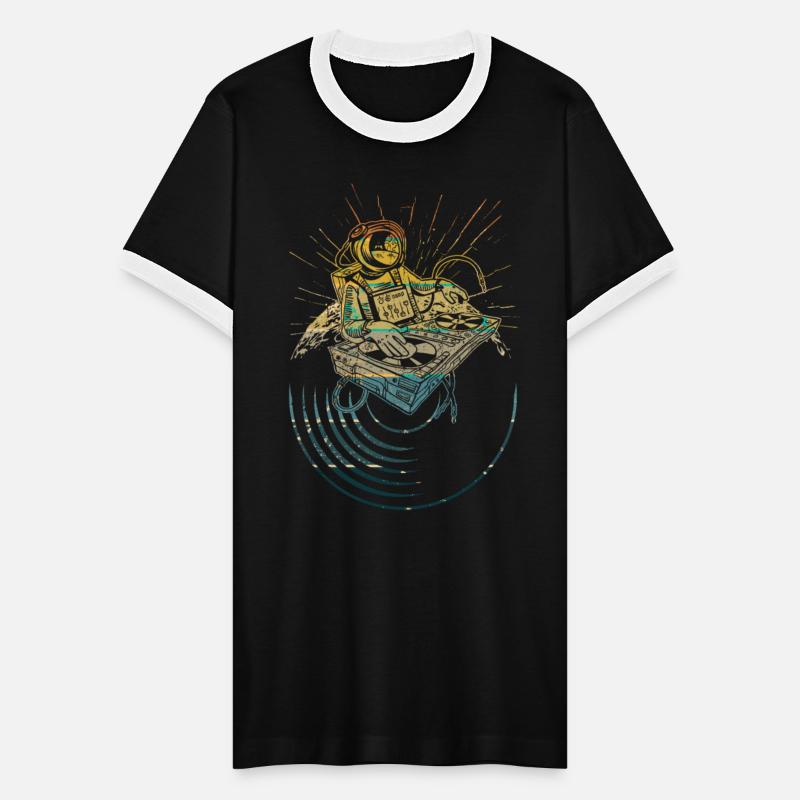 DJ Tshirt For Party Disc Jockey Rave Techno Mixer