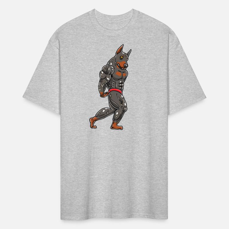 Doberman Pinscher Dog Gym Fitness Bodybuilder