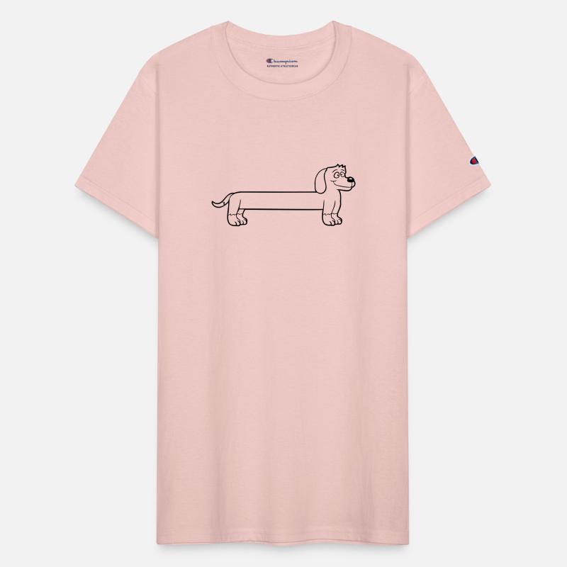 Dog Long Body Dachshund Funny Cool Comic Cartoon