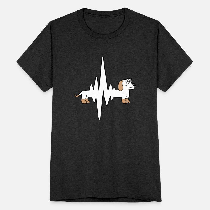 Dog Long Dachshund Pulse Heartbeat Frequency Funny