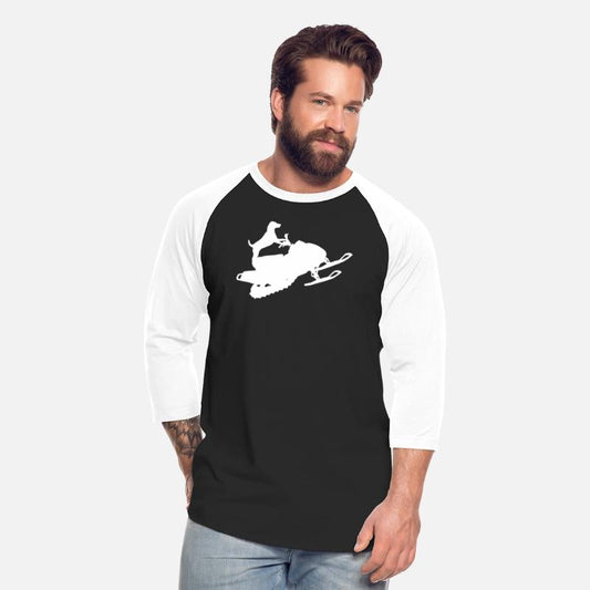 Dog Riding Snowmobile Winter