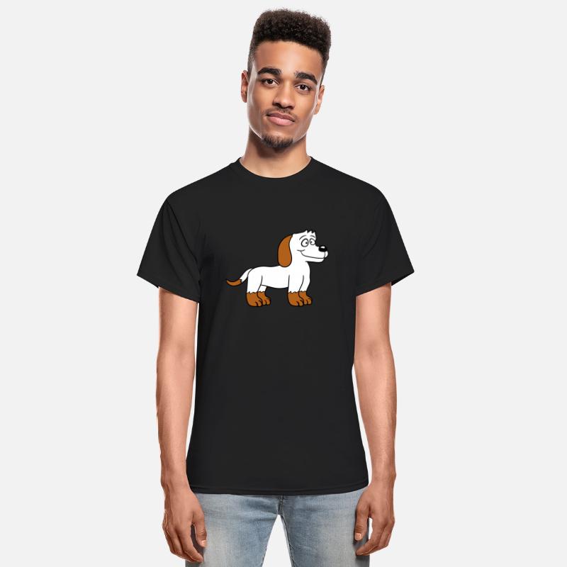 Dog Standing Cute Little Happy Puppy Pet Cartoon