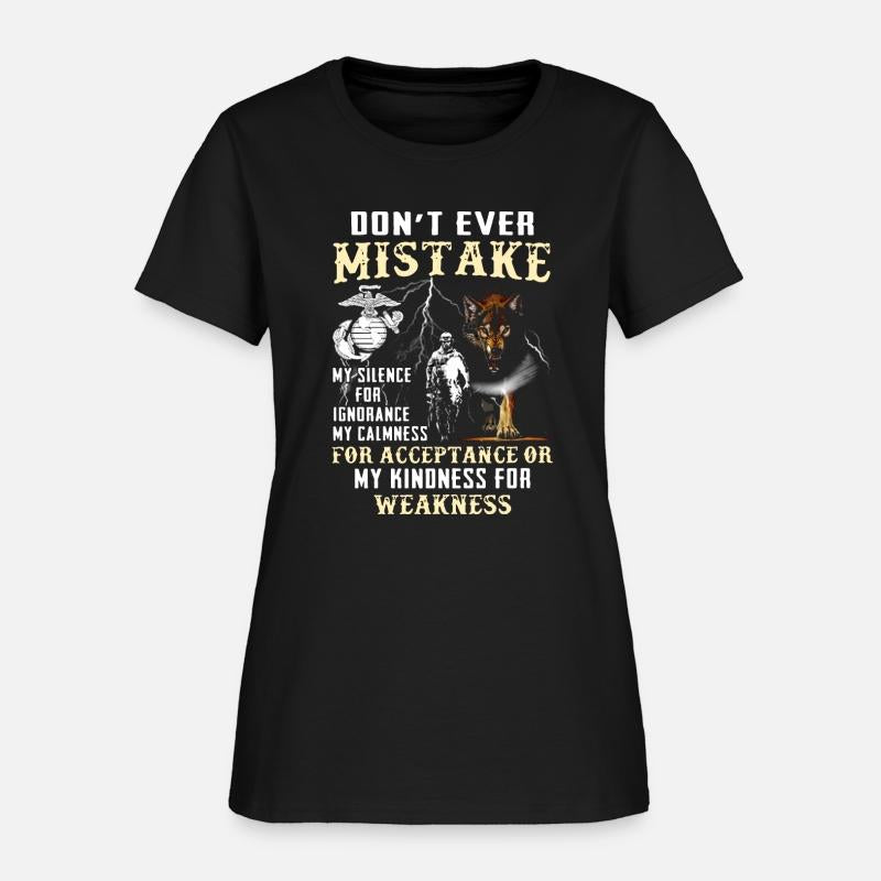 don t ever mistake my silence for ignorance my cal