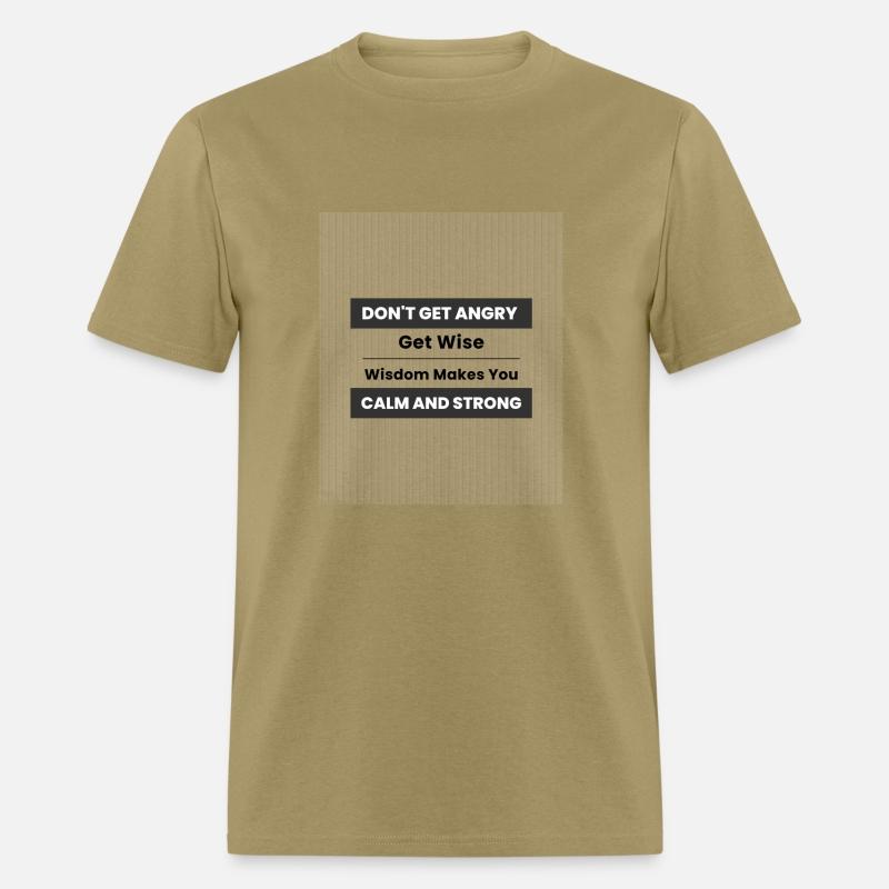 Don't get angry, get wise