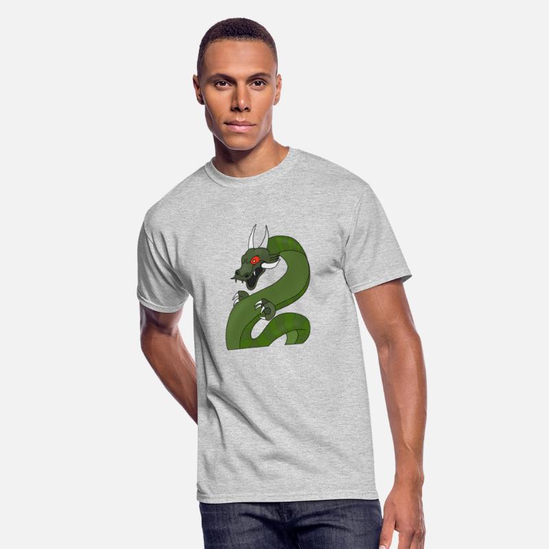 Dragon with red eyes