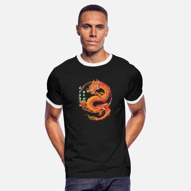 Dragon Year Ethnic Bohemian Tee: Vivid New Year