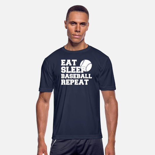 Eat Sleep Baseball Repeat Funny Baseball Player