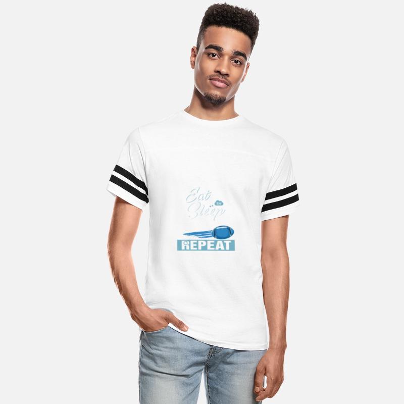 Eat Sleep Football Repeat Footballer Touchdown
