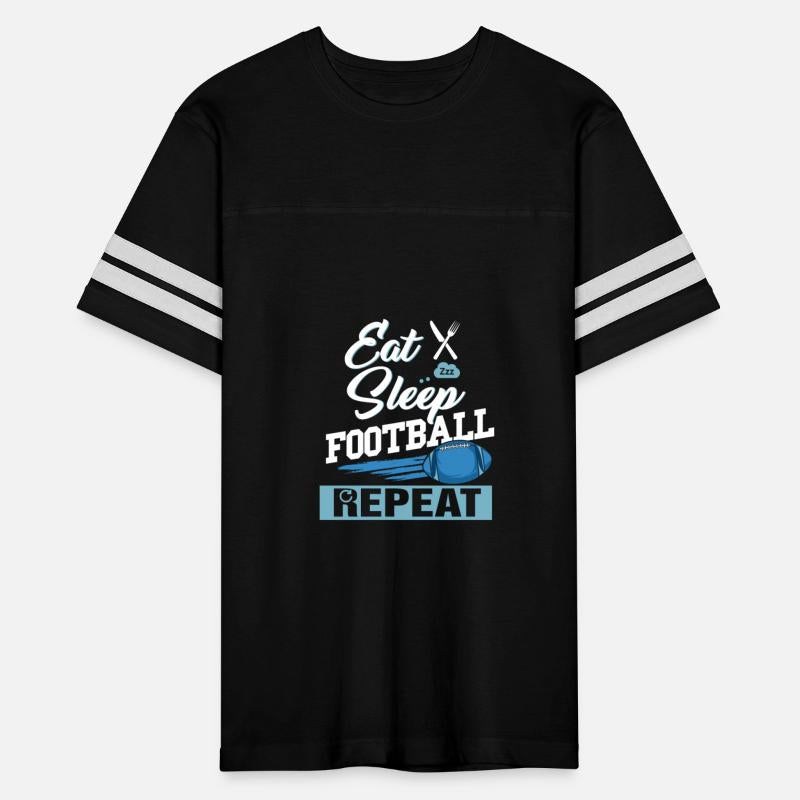 Eat Sleep Football Repeat Footballer Touchdown