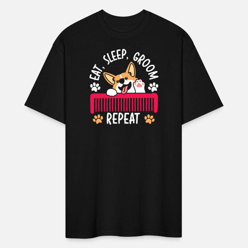 Eat Sleep Groom Repeat Pet Grooming Dog Groomer