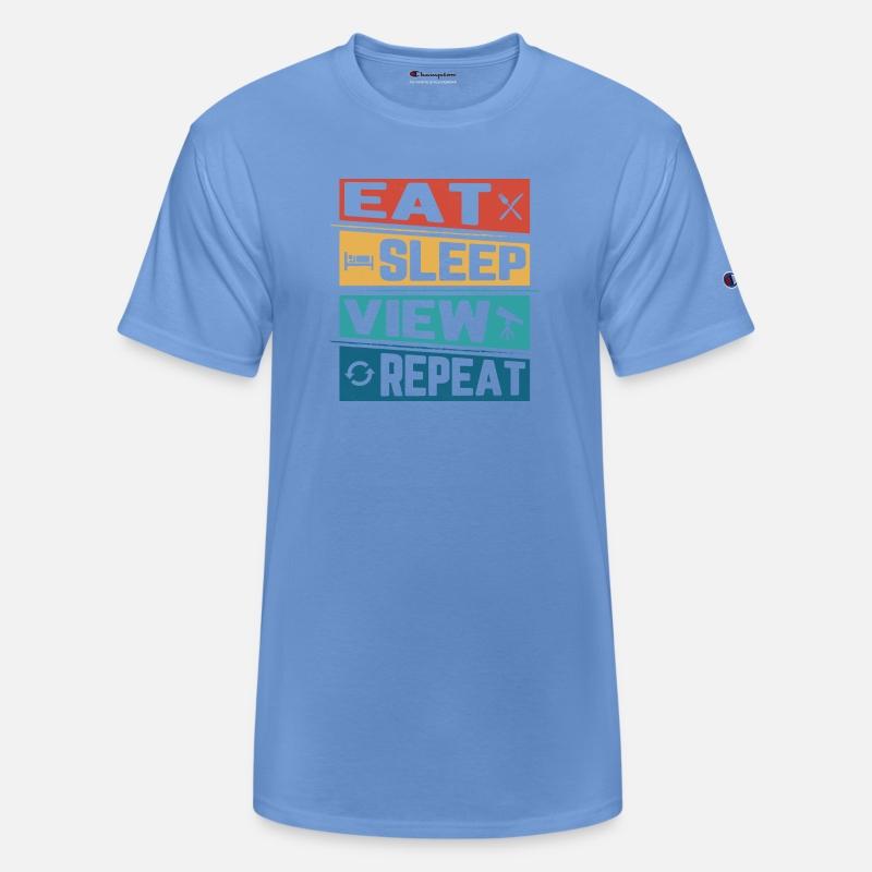 Eat Sleep View Repeat Astronomy Telescope Stargaze