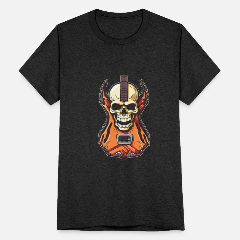 Electric Guitar Skull