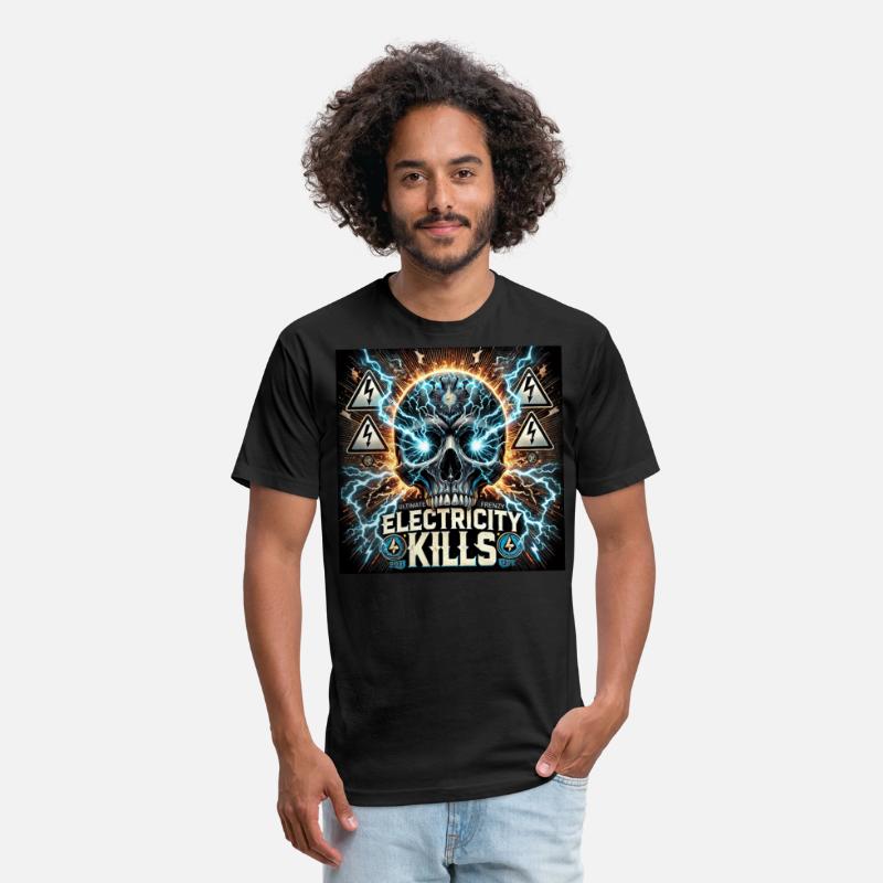 Electricity Kills – High Voltage Skull T-Shirt