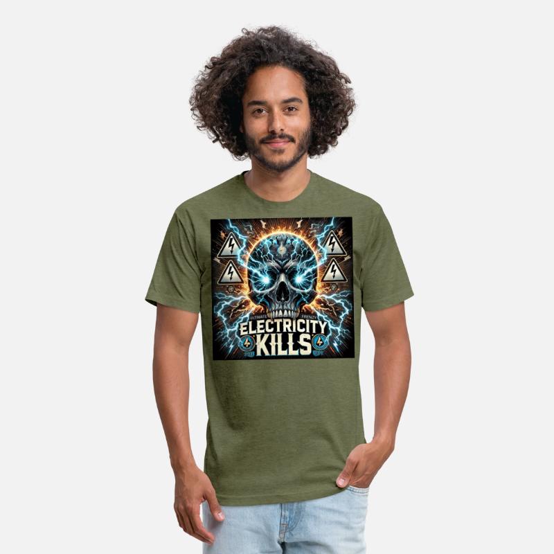 Electricity Kills – High Voltage Skull T-Shirt
