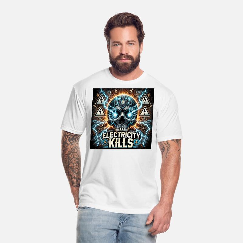 Electricity Kills – High Voltage Skull T-Shirt