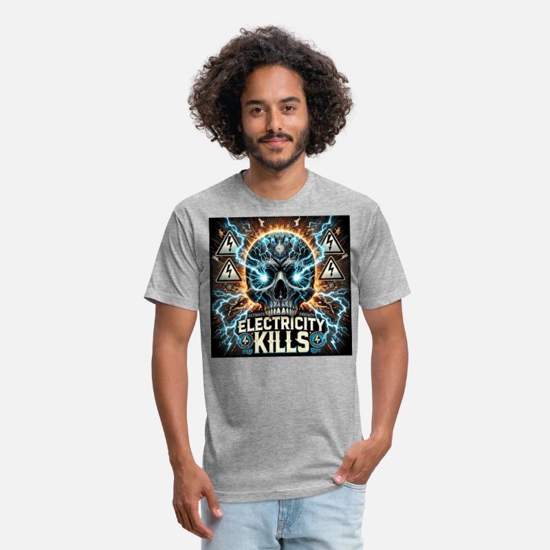 Electricity Kills – High Voltage Skull T-Shirt