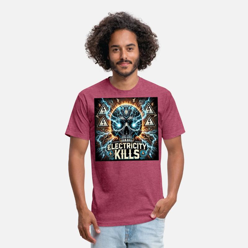 Electricity Kills – High Voltage Skull T-Shirt