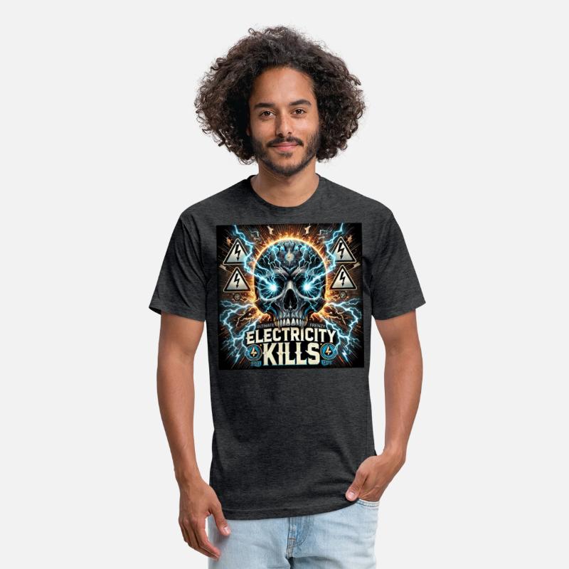 Electricity Kills – High Voltage Skull T-Shirt