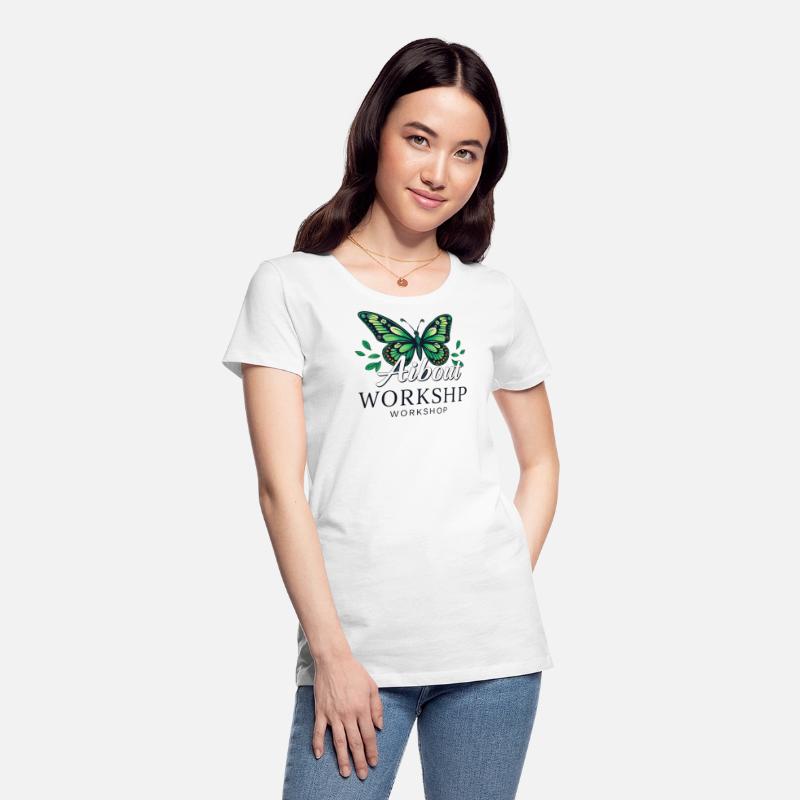 Elegant Butterfly with Leaf Accents