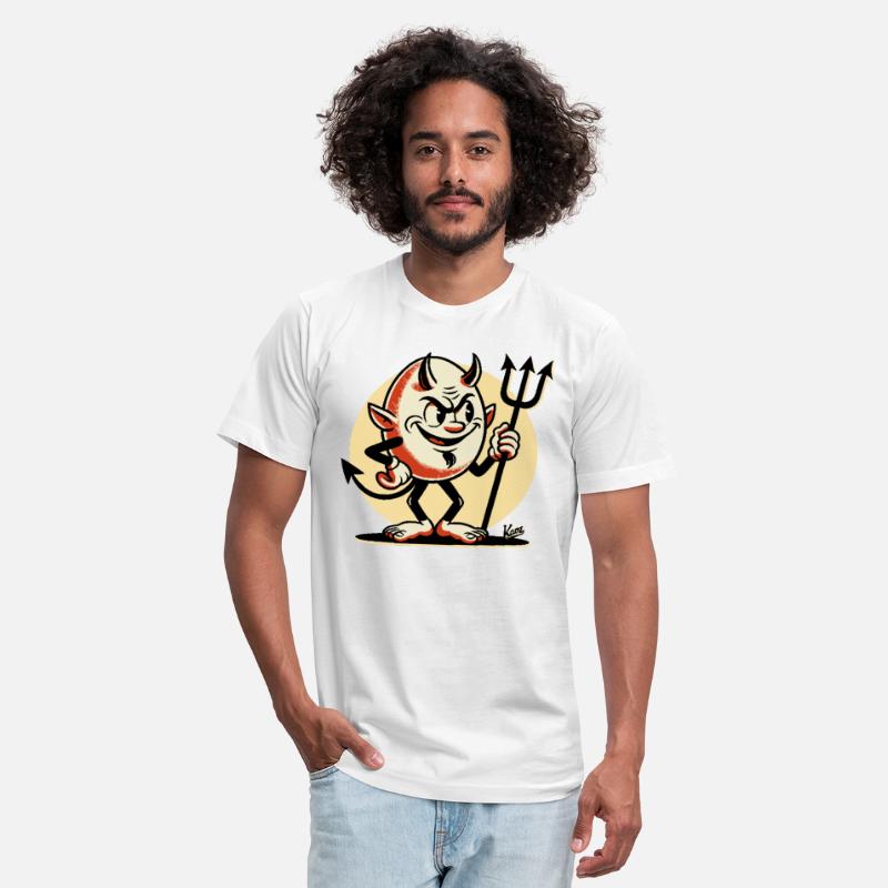 Evil Egg Devil Cartoon