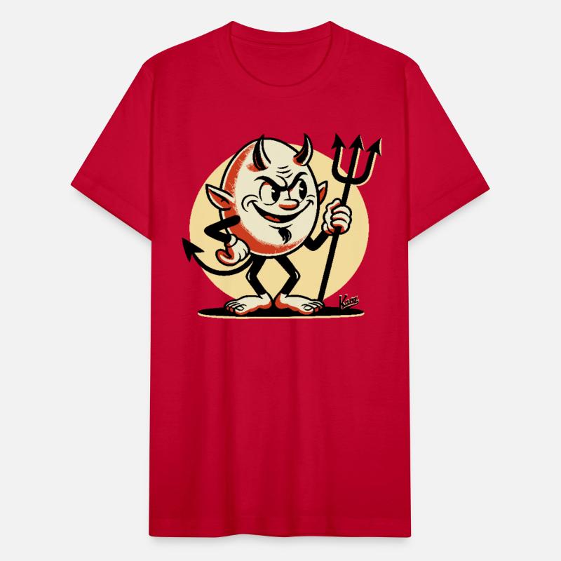 Evil Egg Devil Cartoon