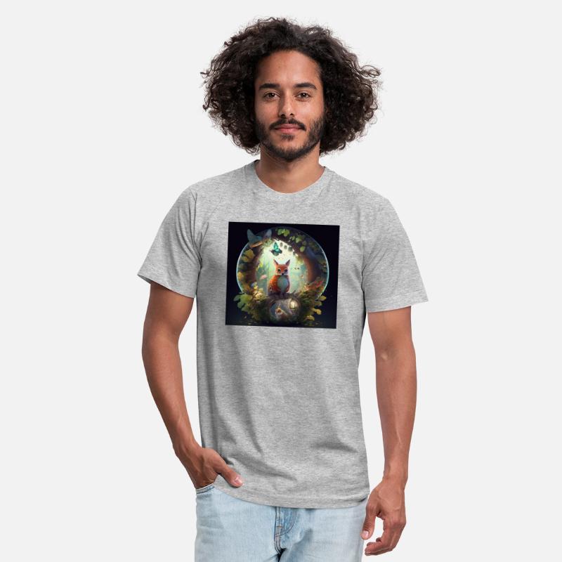 Fantastic travel through a magical fairy forest