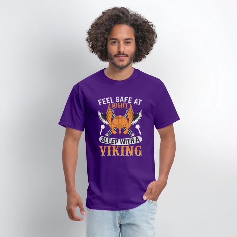 Feel safe at night sleep with a viking quotation
