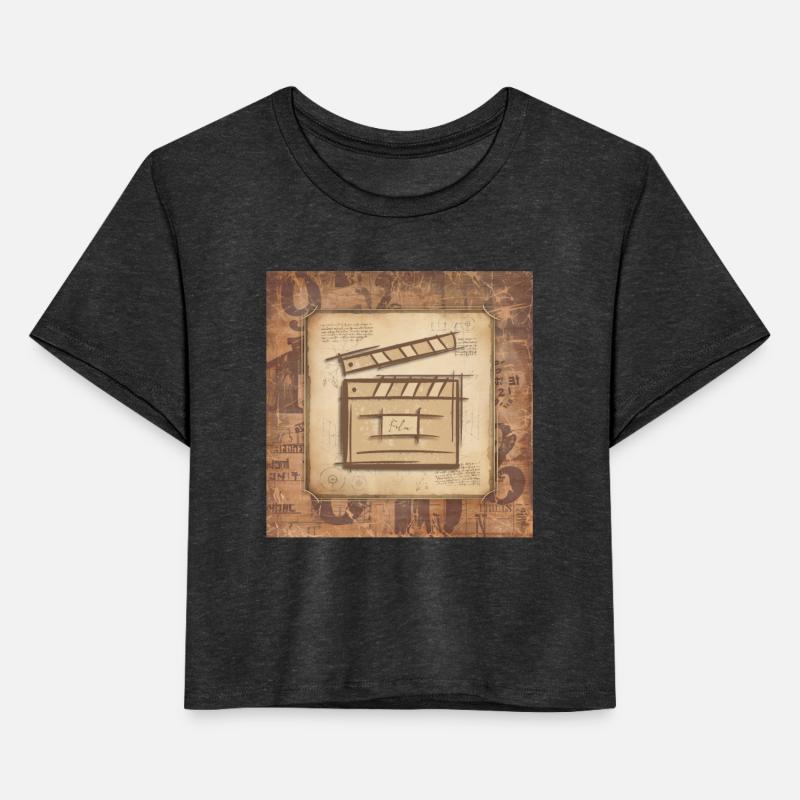 Film Clapperboard. Vintage Old Fashioned Movie Art