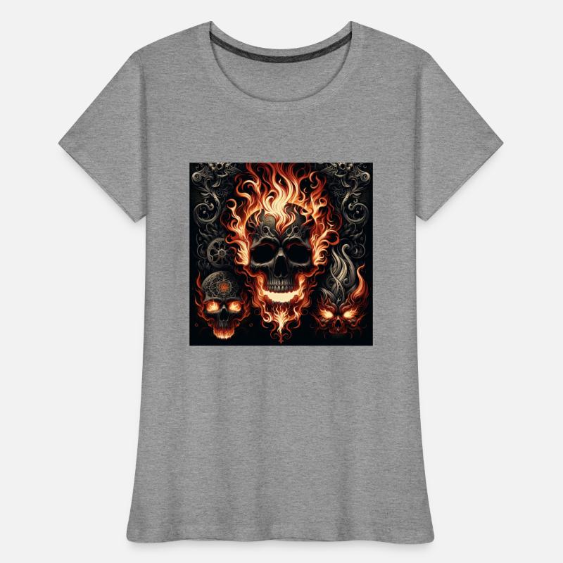 Fire Skull Design
