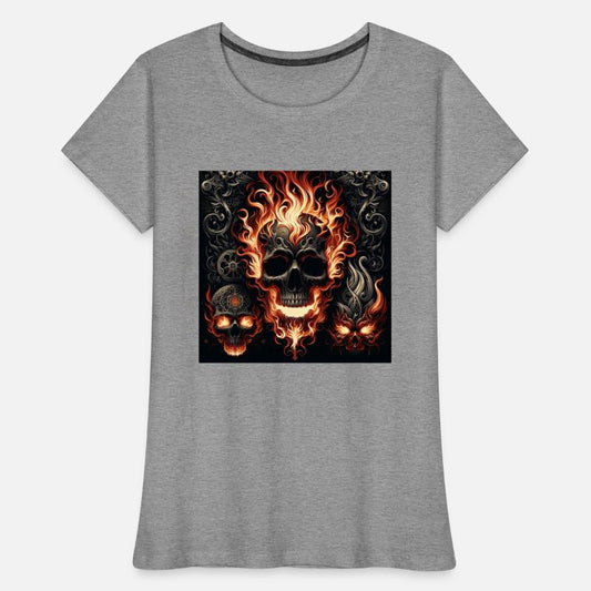 Fire Skull Design