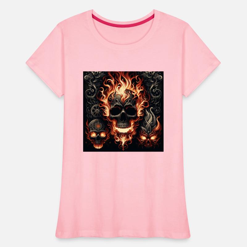 Fire Skull Design