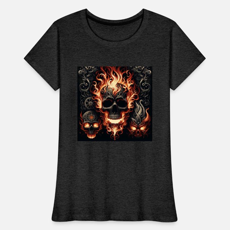 Fire Skull Design