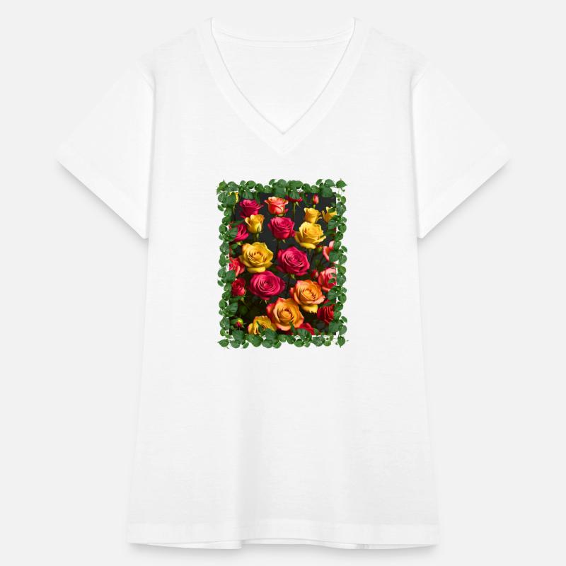 Flower design with a leaf made frame