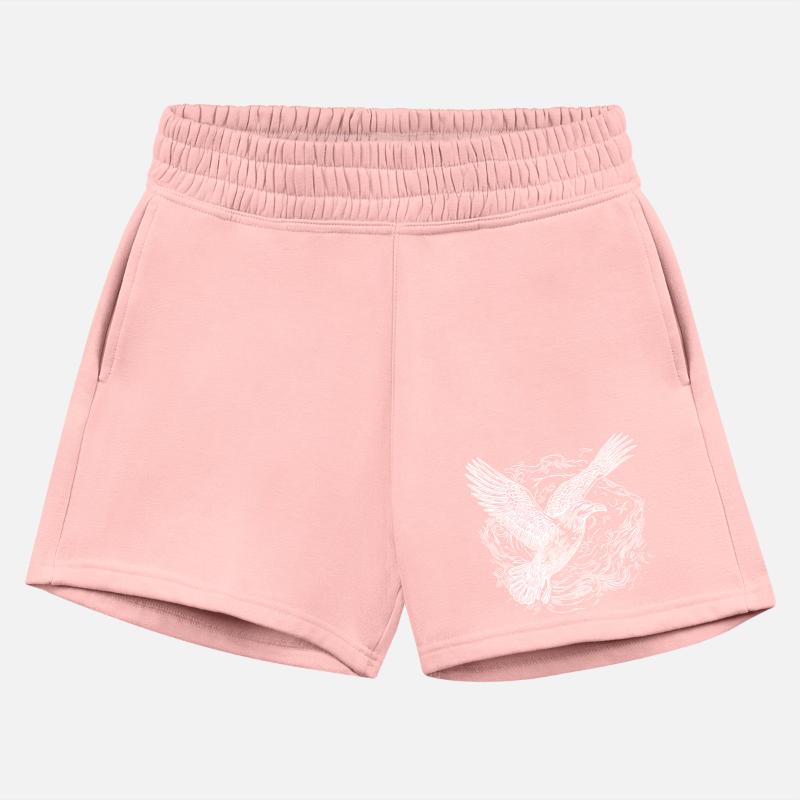 Flying Seagull Over The Sea