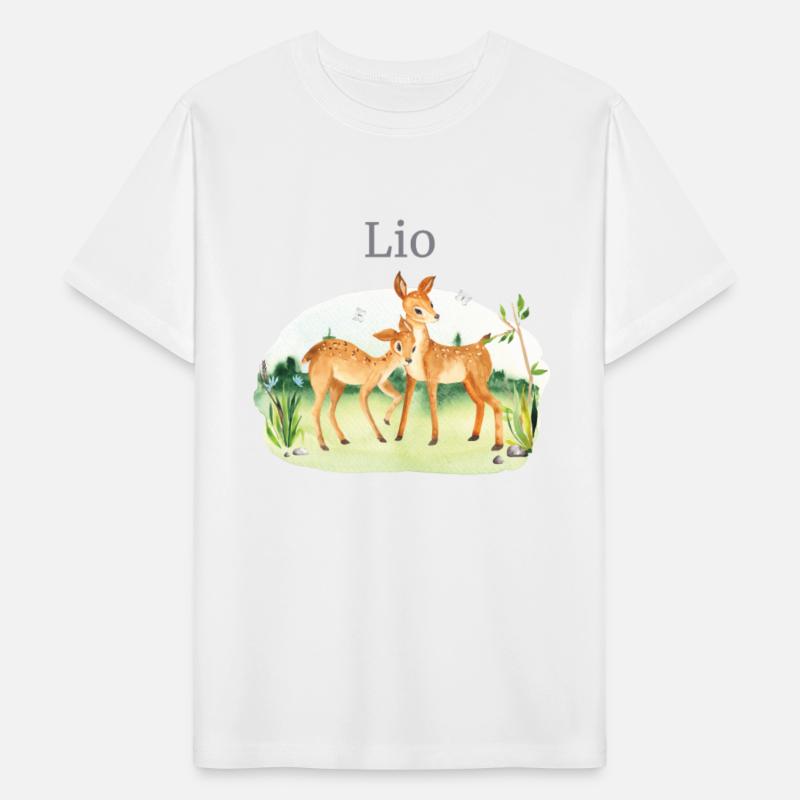 Forest Animal Deer Flowers Name Lio