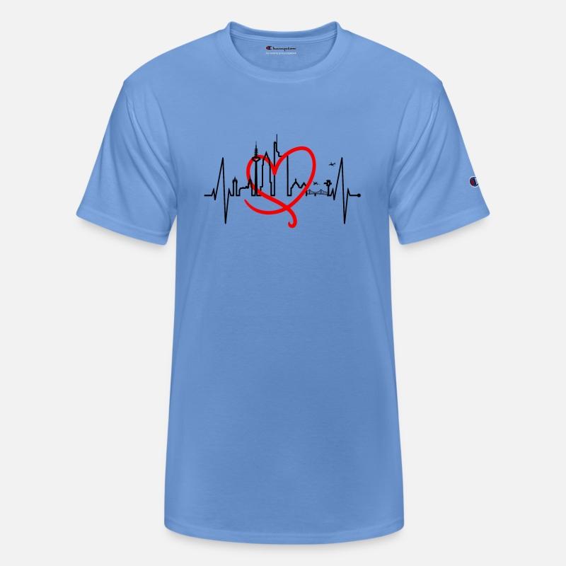 Frankfurt Skyline Heartbeat German Love Frankfurt