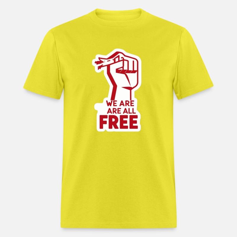 Freedom Movement Tee – Unity Hand Sign Against Rac