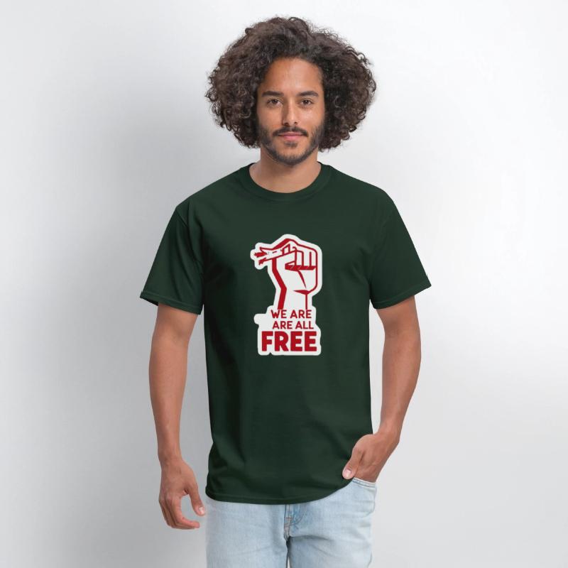Freedom Movement Tee – Unity Hand Sign Against Rac
