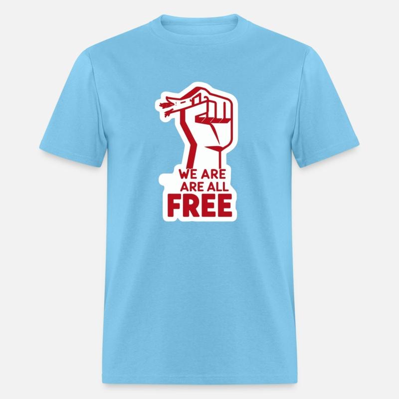 Freedom Movement Tee – Unity Hand Sign Against Rac