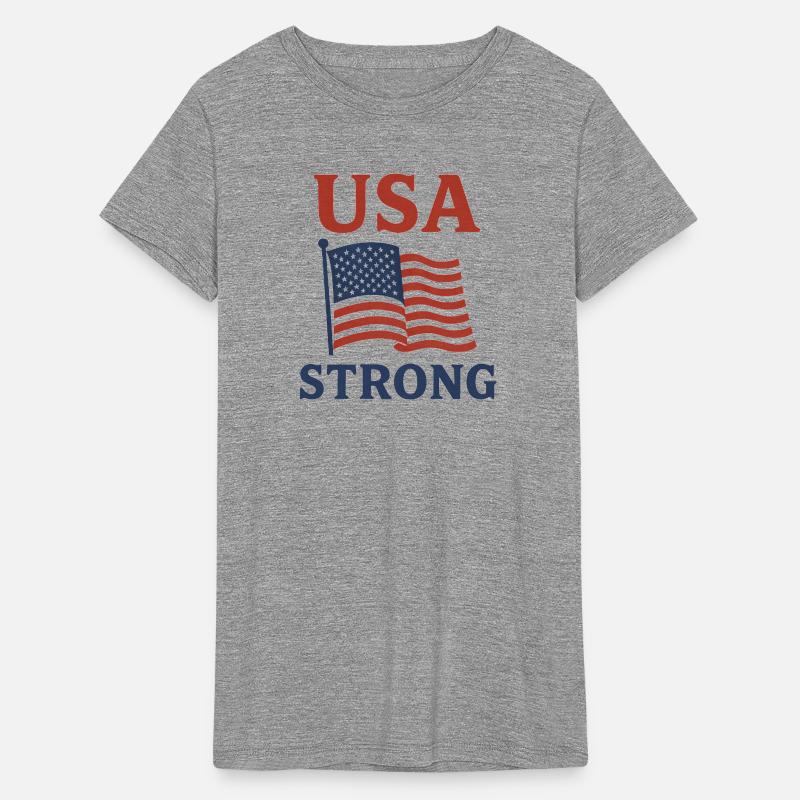 Patriotic USA Flag Illustration T-Shirt