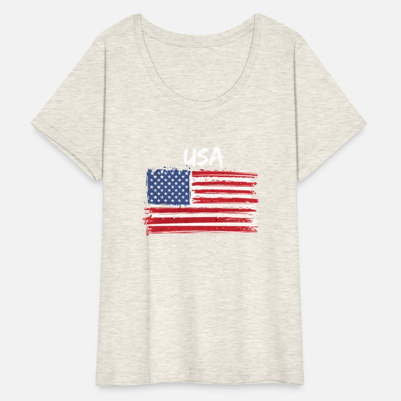 Patriotic Usa With American Flag Of The United