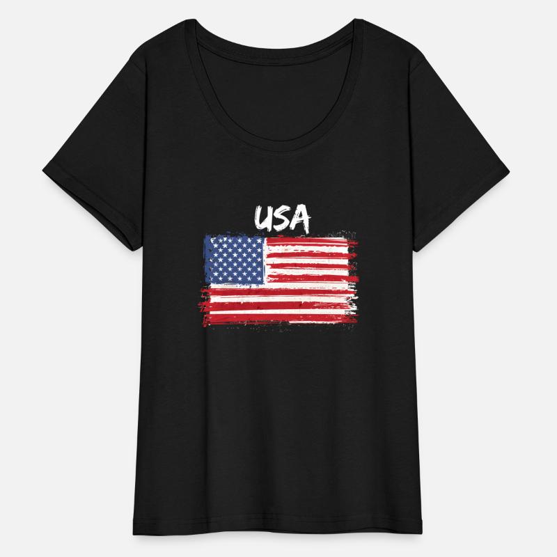 Patriotic Usa With American Flag Of The United
