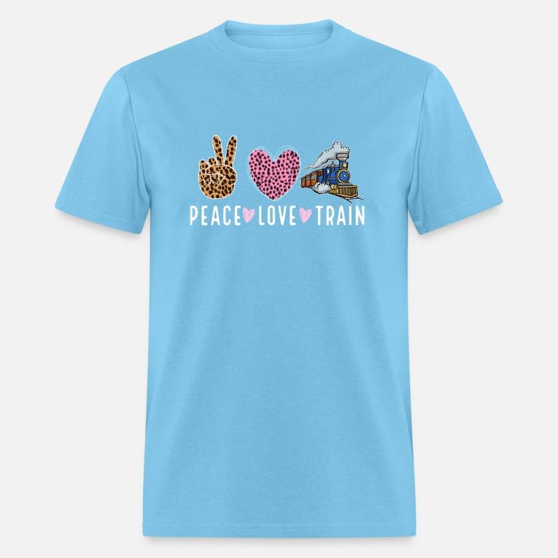 Peace Love Train Engineer Engine Conductor Train