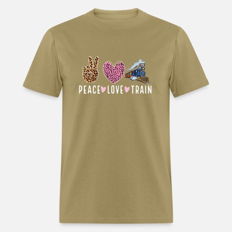 Peace Love Train Engineer Engine Conductor Train