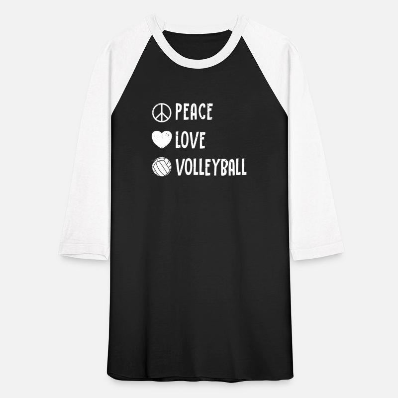 Peace Love Volleyball Player Coach Team Trainer