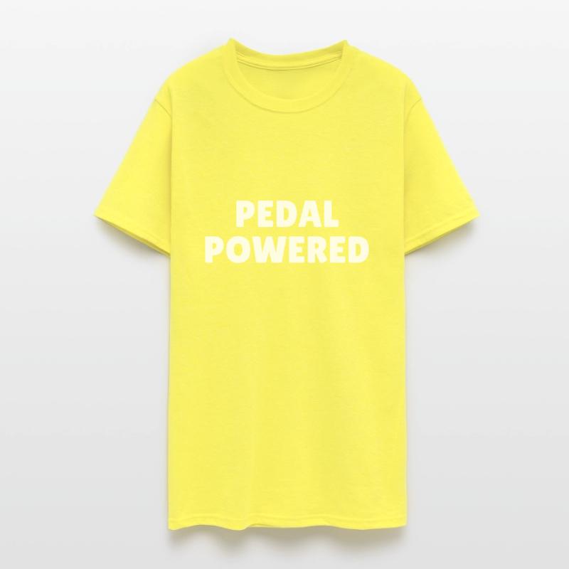 Pedal Powered, cool cycling slogan