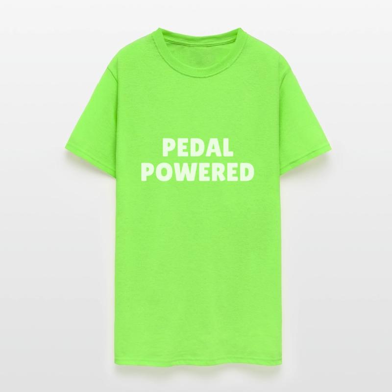 Pedal Powered, cool cycling slogan