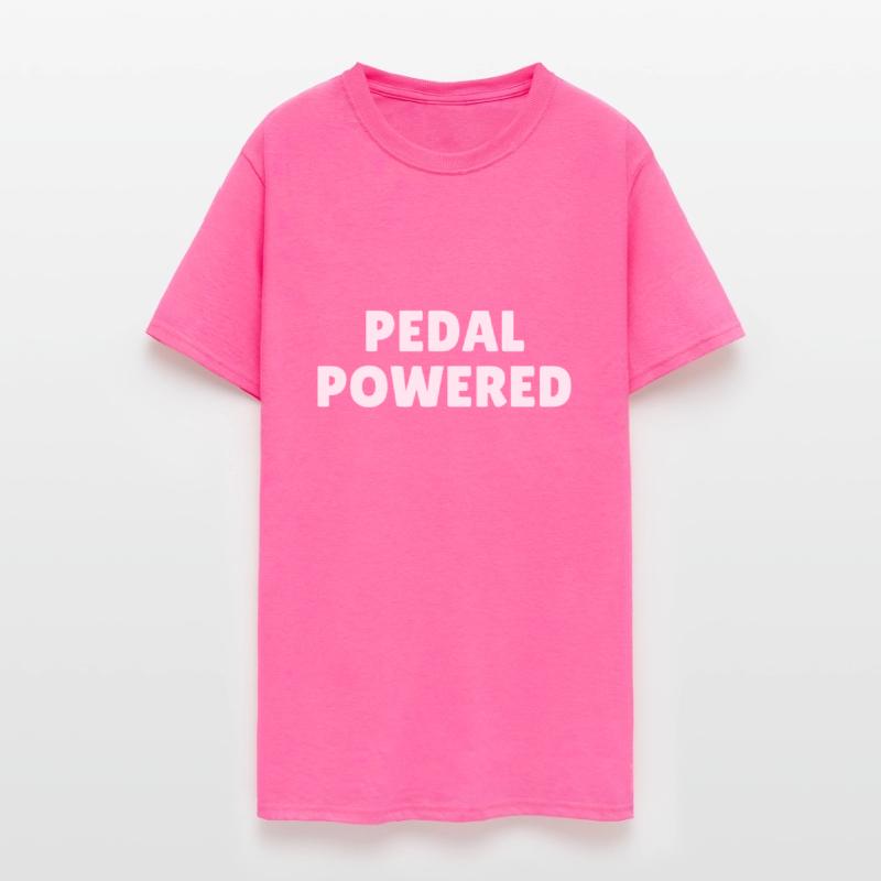 Pedal Powered, cool cycling slogan