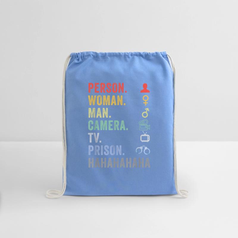 Person Wo Camera Tv Prison Hahaha Vintage